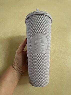 Starbucks Grande Lilac Matte Studded Tumbler 2021 Holiday